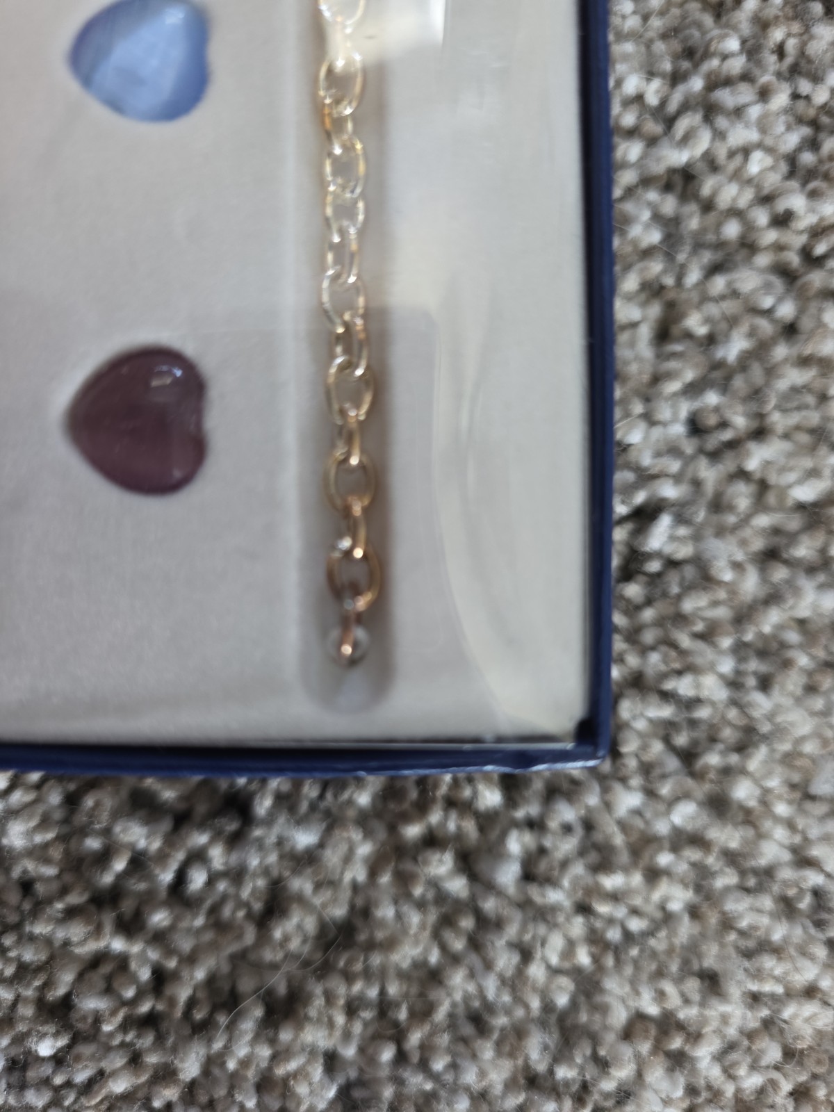 Charter Club Interchangeable Bracelet in Silver Tone with six Heart Charms