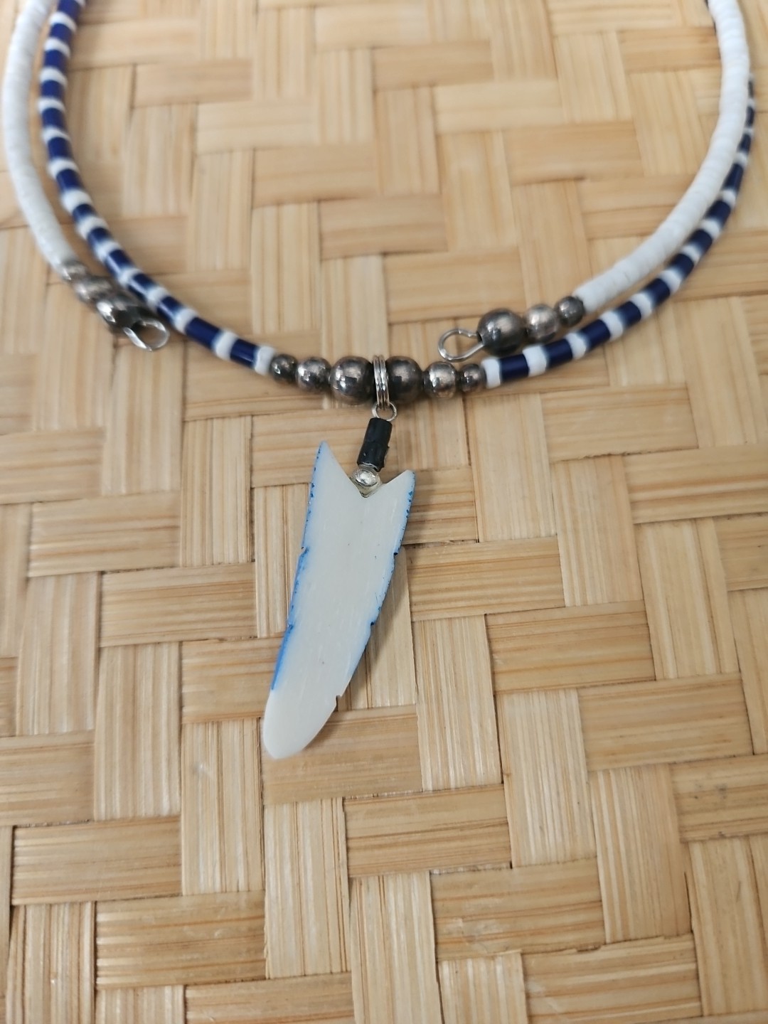 HANDMADE CARVED WATER BUFFALO BONE FEATHER EARRINGS ALASKA BONEYARD COLLECTION