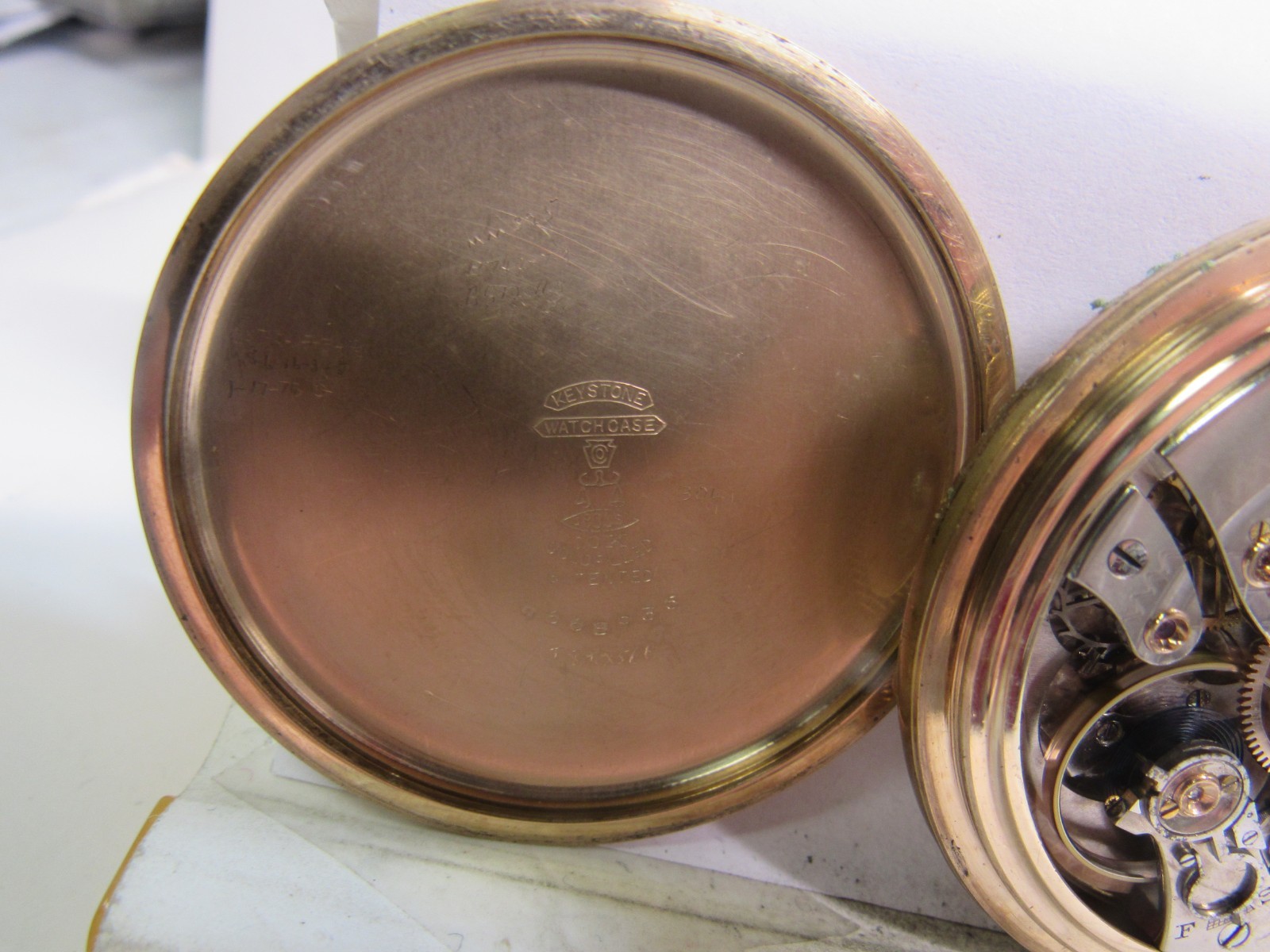 ANTIQUE VANGUARD WALTHAM POCKET WATCH WIND INDICATOR 23 JEWELS RAILROAD 1OK GF *