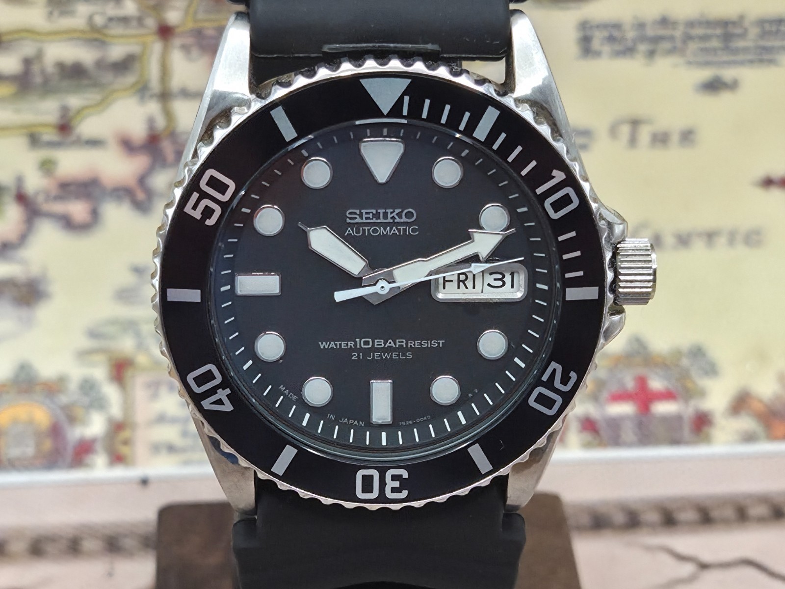 Seiko Mens Automatic Watch SKX031 Scuba Divers 7S26-0040 c.August 1999 BOXED