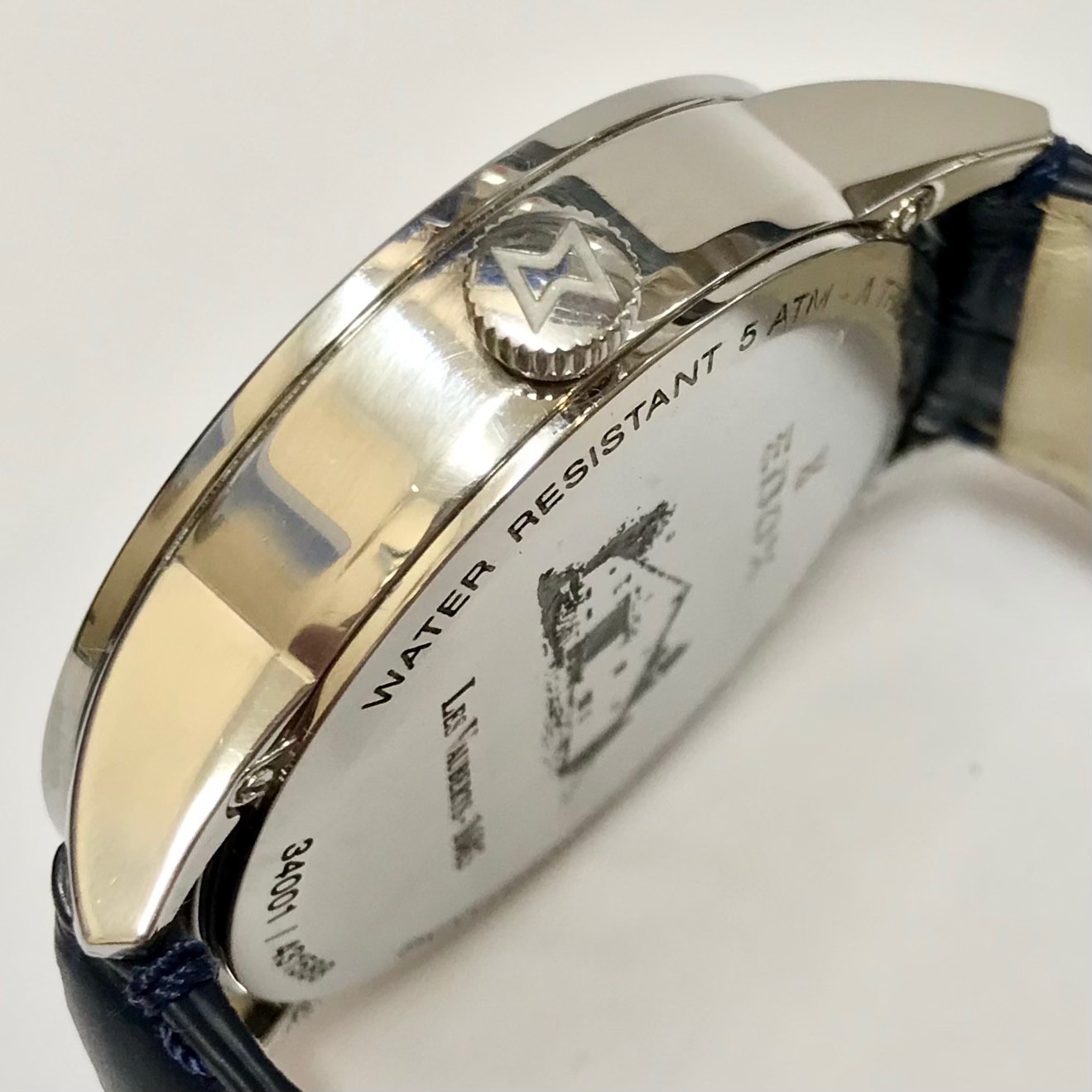 Edox Les Vauberts Day Retrograde set box ref. 34001 WR50 Watch