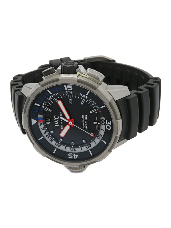 IWC Aquatimer Deep Three IW355701 Automatic 48mm Box Papers Black Men’s Watch