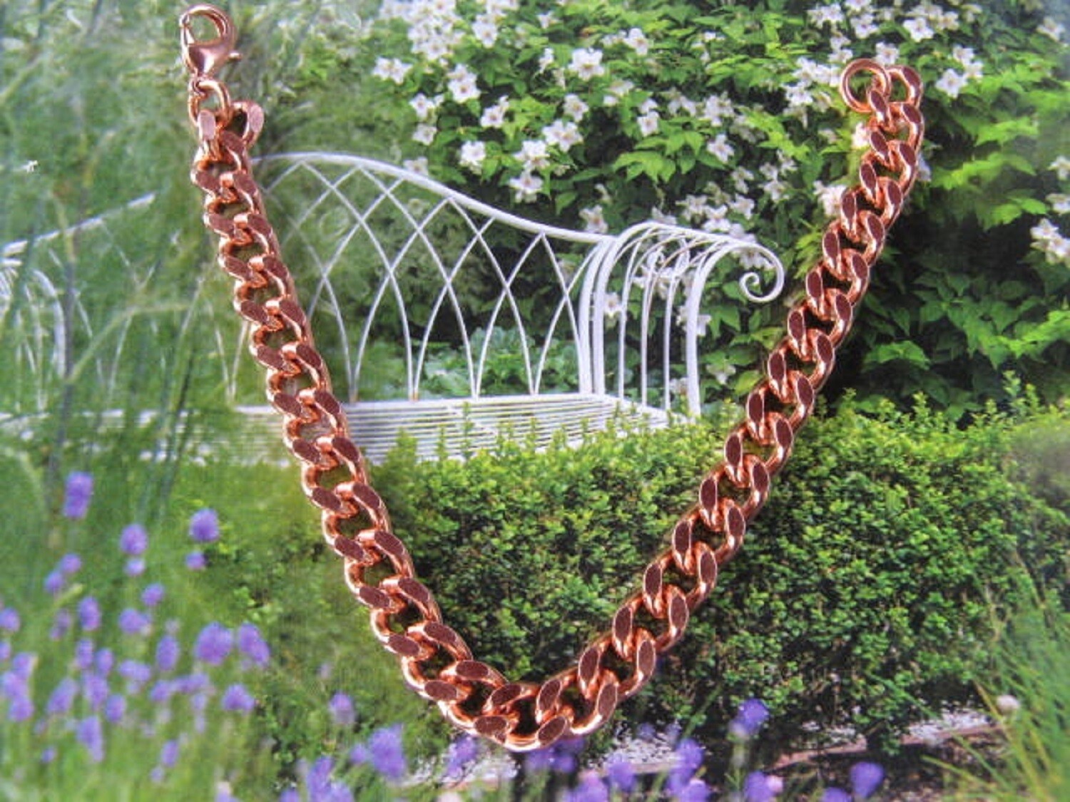 Solid Copper Chain CN644G – 5/16 of an inch wide. Available in 18 to 30 inches.