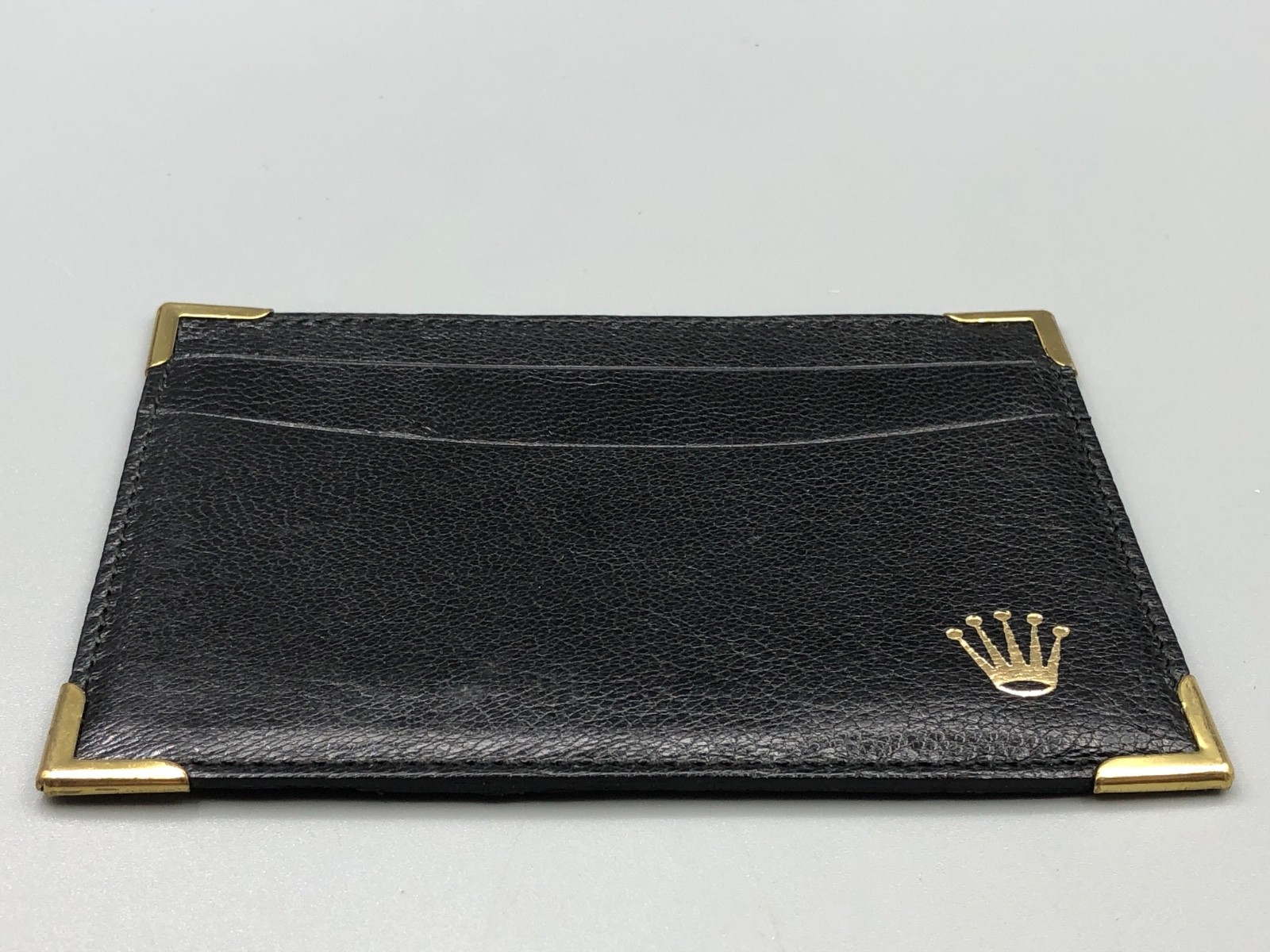 ROLEX NOS 80S 1980s Ref.101.20.34 DOCUMENT WALLET HOLDER FOR WATCH BLACK