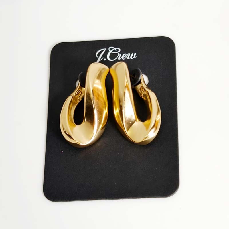 New 40mm Jcrew Statement Hoop Earrings Chic Women Party Vacation Jewelry Gift