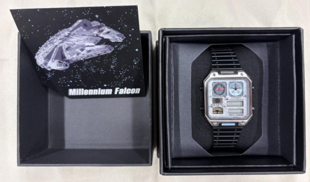 CITIZEN Thermo Sensor Star Wars Millennium Falcon Limited Watch JG2146-53H