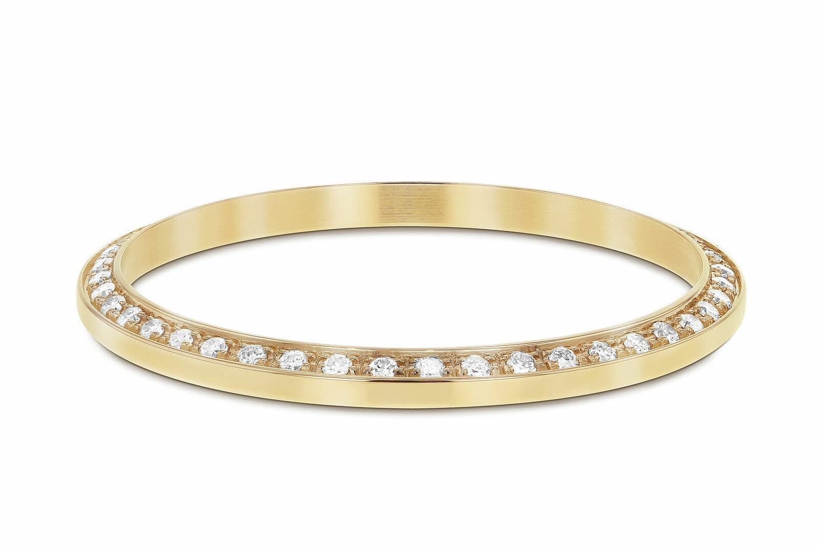 1CT BEAD SET PAVE MOISSANITE BEZEL COMPATIBLE WITH ROLEX 36mm DATEJUST