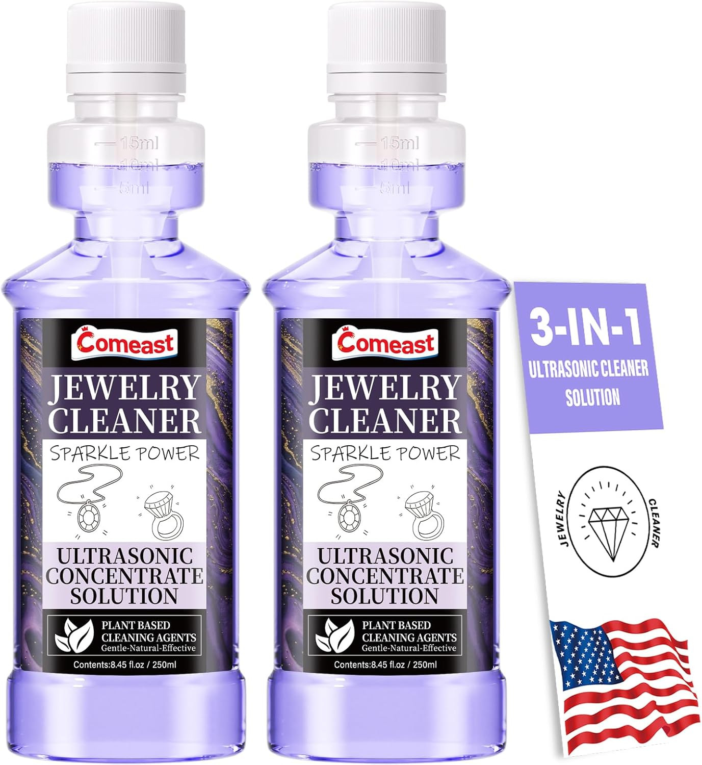 Ultrasonic Cleaner Solution Concentrate, Ultrasonic Jewelry Cleaner Solution, Pr
