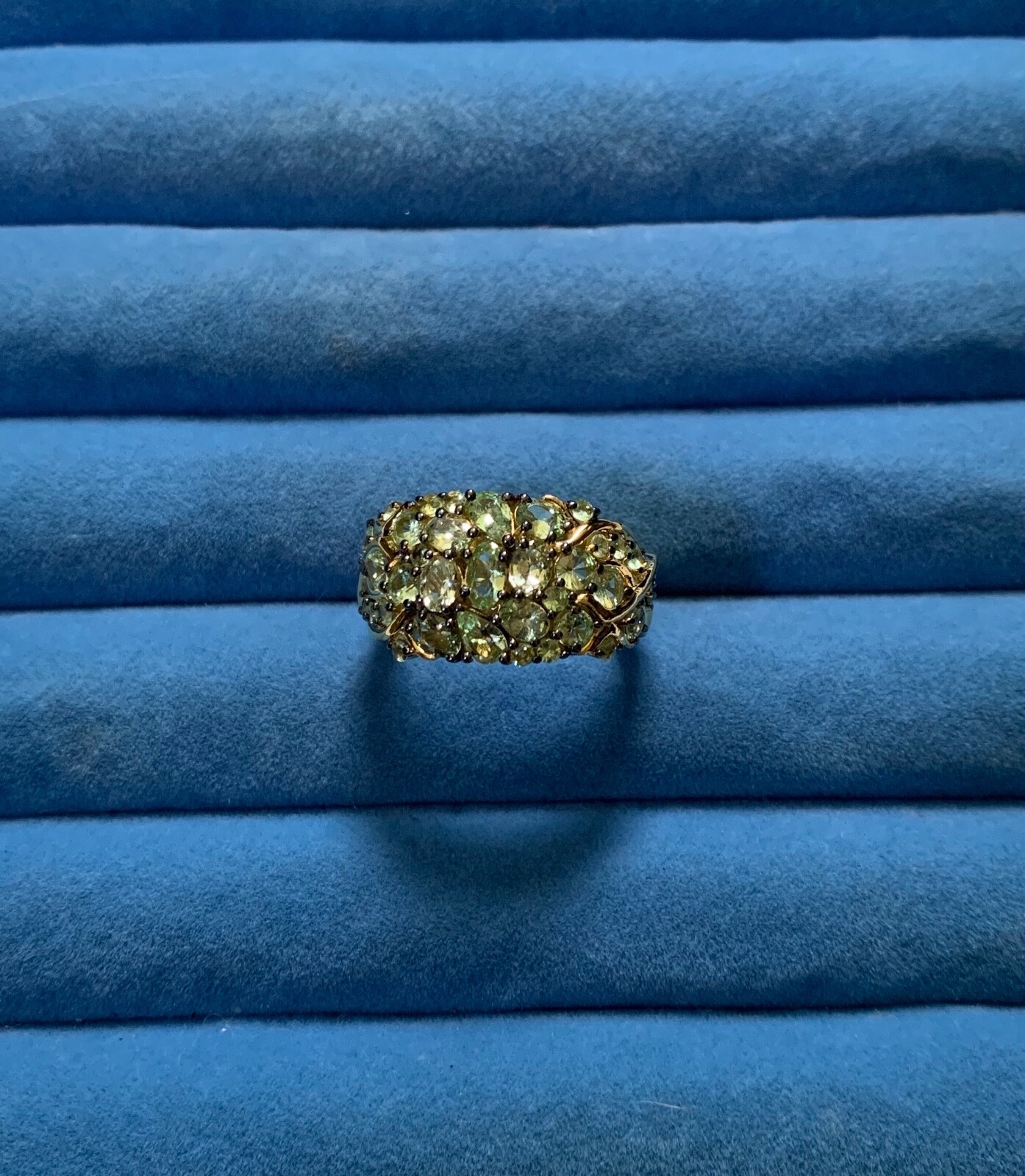 Brazilian Mint Garnet Ring in 18K Vermeil Over SS – Size 8 (2.85 ctw.)