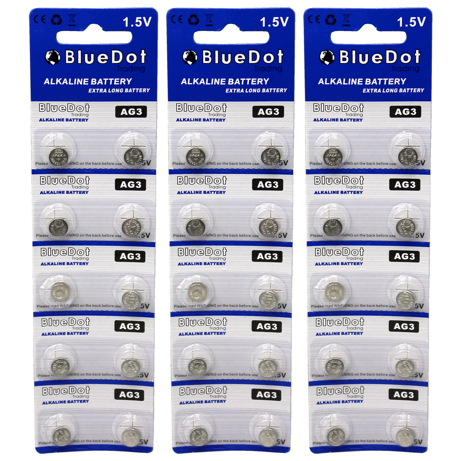 NEW (30X) AG3 LR41 392 L736 G3 G3A V3GA V36A GP192 Button Cell Battery