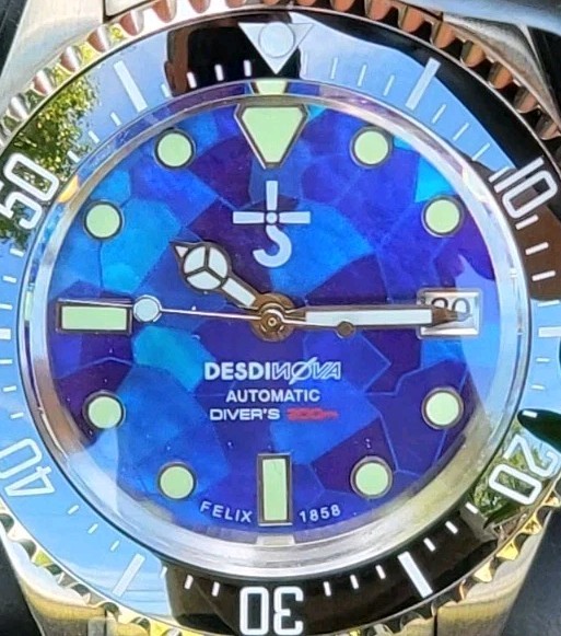 Mod Automatic Divers Watch 44mm SII NH35 With All the Titanium Improvements