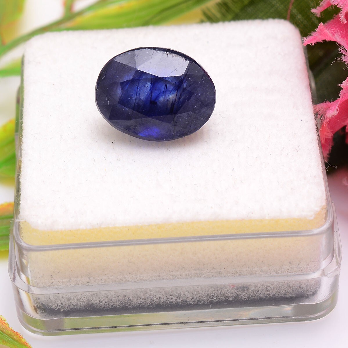 11.80 Cts Natural Blue Sapphire 13.55*10.50mm Oval Cut Stunning Loose Gemstone