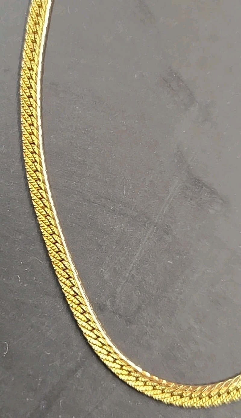 American Showcase Gold Tone Necklace Korea 18” Basic Chain Necklace Jewelry