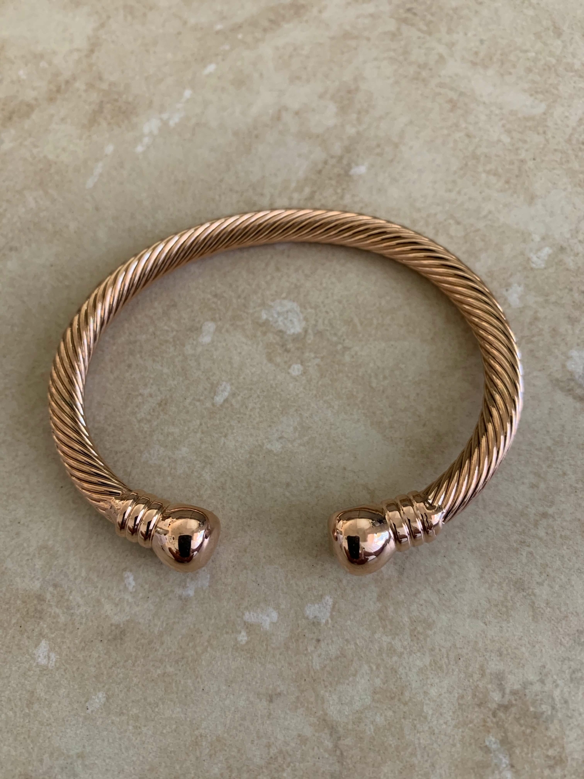 Pure Copper Magnetic Bracelet Bangle Arthritis Pain Relief Balance Energy Stress