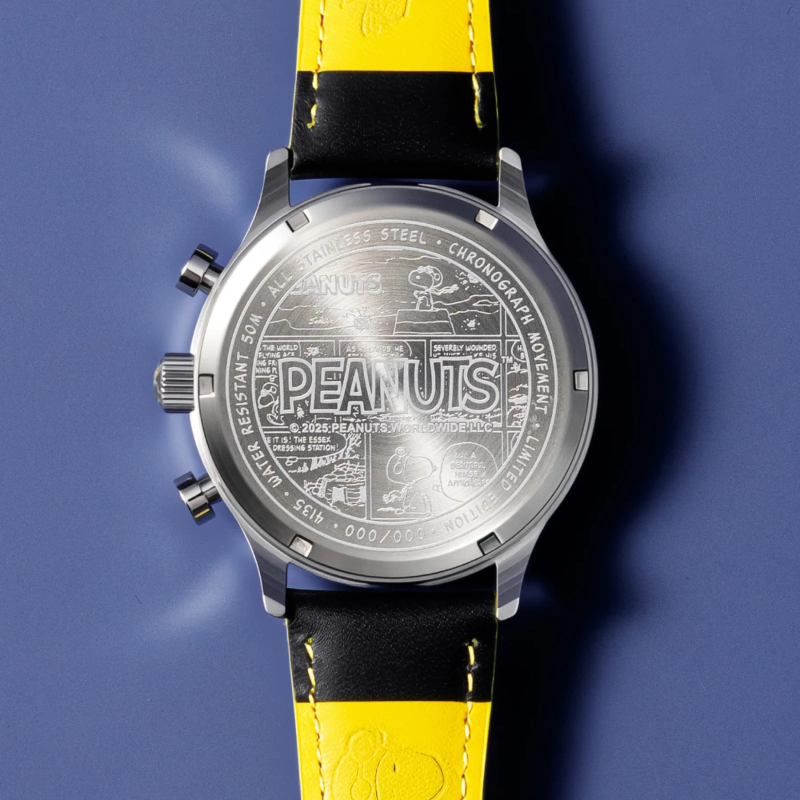AVI-8 P-51 Hawker Hurricane Peanuts Snoopy Woodstock White Chronograph /250