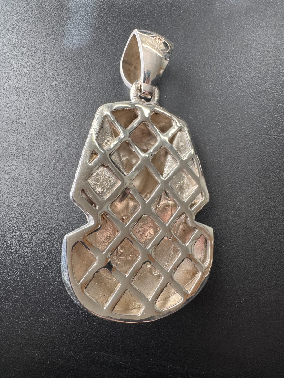 2.75″ Large Pharaoh King Tut Pendant Ancient Egypt Royalty Charm 925 45.4g