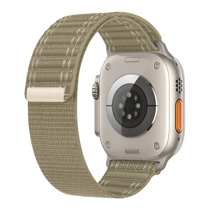 Woven Nylon Sport Loop Band for Apple Watch Series 10 9 8 7 11 SE Ultra 38–49mm