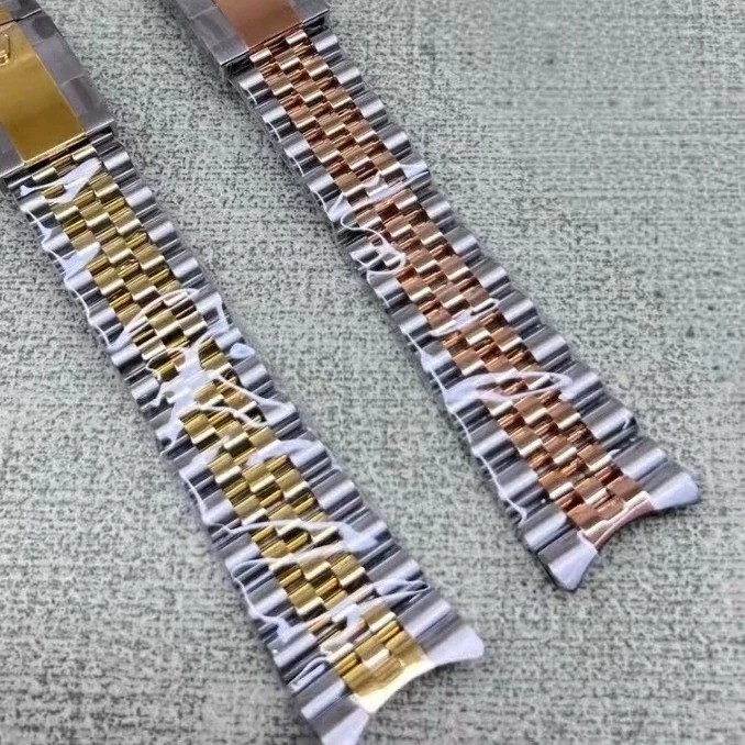 20mm Two Tone 904L Steel Jubilee Bracelet Fits RolexDatejust 36mm 126233 126231