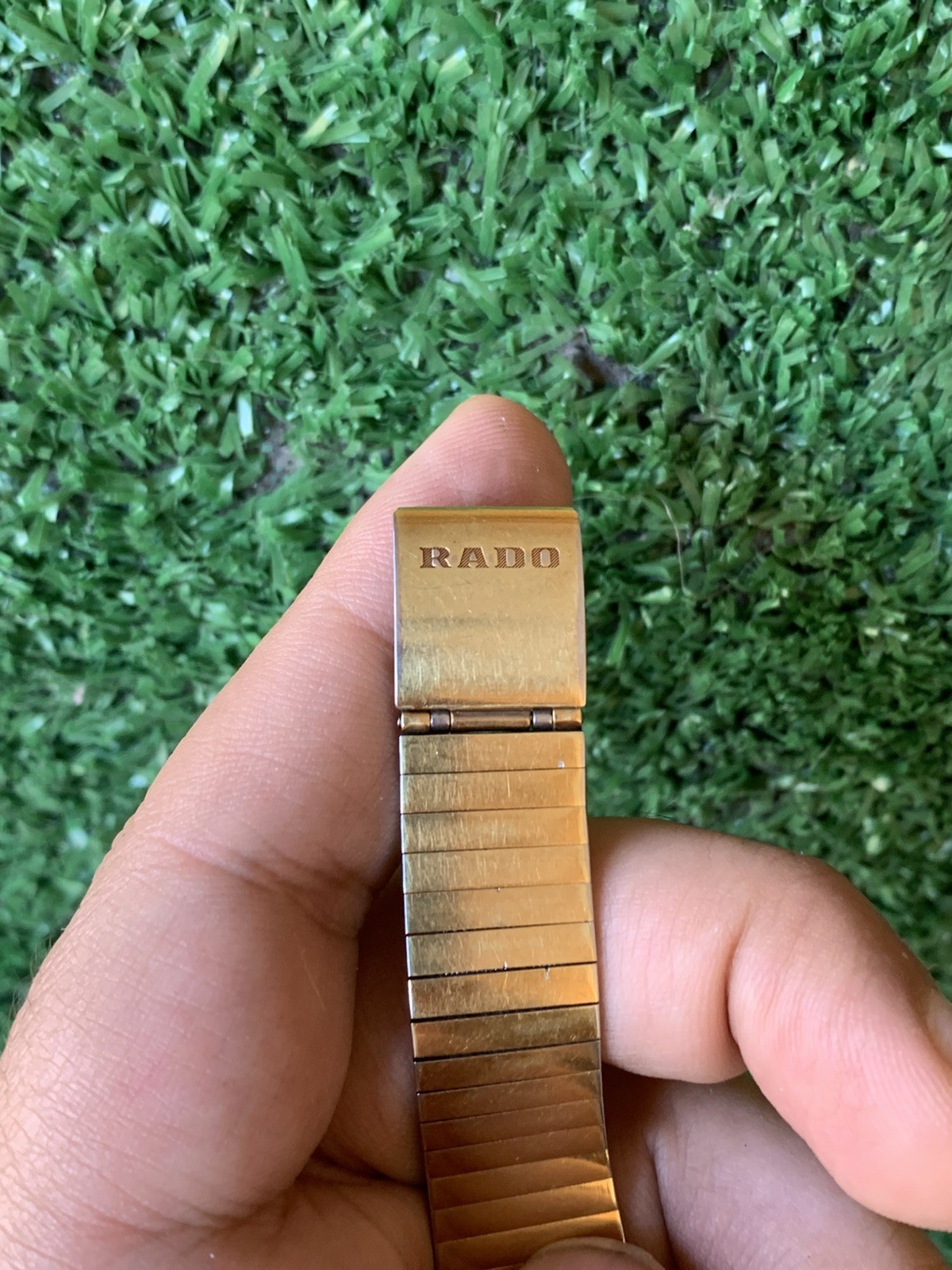 Vintage Rado Automatic Gold-Tone Watch 32mm x 35mm Classic Rectangular Original