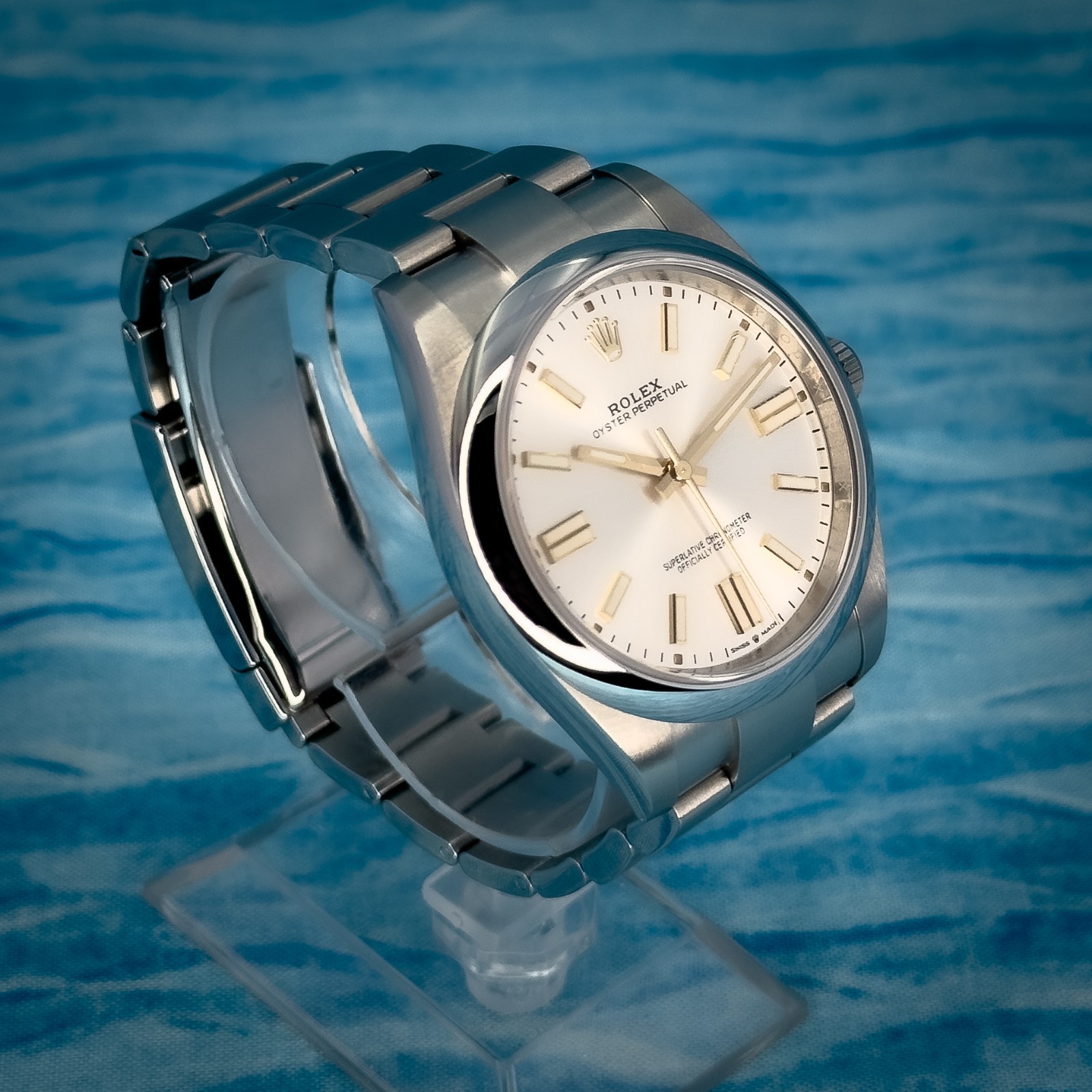 2020 Rolex Oyster Perpetual Silver Dial 41mm 124300 – Full Set