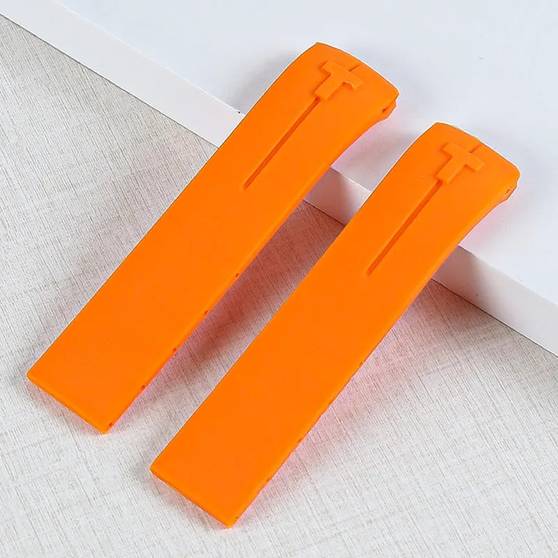 20mm 21mm Curved Silicone Watch Band For Tissot T-Touch T013 T081 T047 Strap