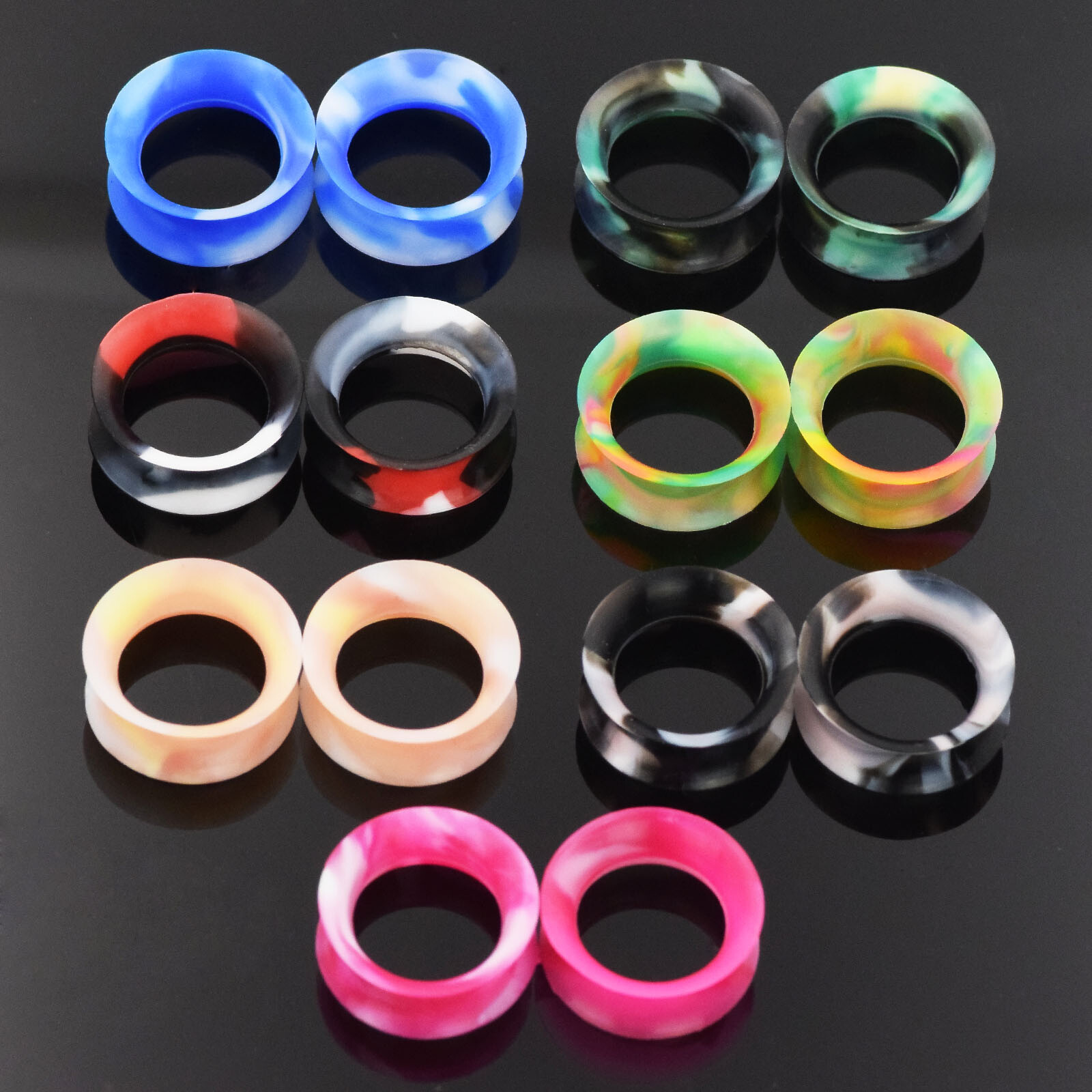 5-200PCS Wholesale Lot Ear Plugs Ear Gauges Random Mixed Style Flesh Tunnels