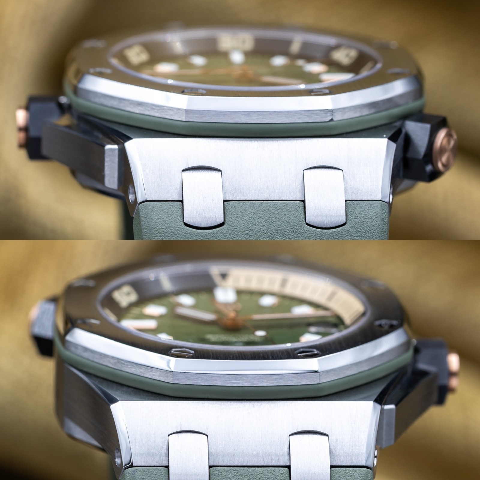 Audemars Piguet Royal Oak Offshore Diver Steel Green 42mm 15720ST Full Set