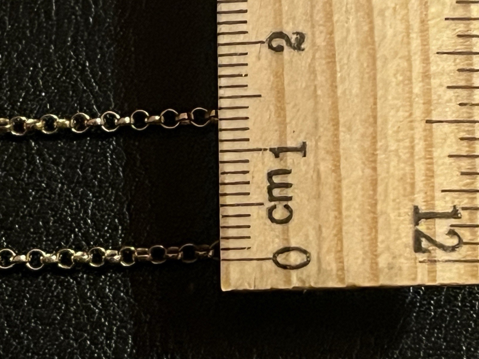 9 k YELLOW GOLD Belcher Chain 45.5 cm