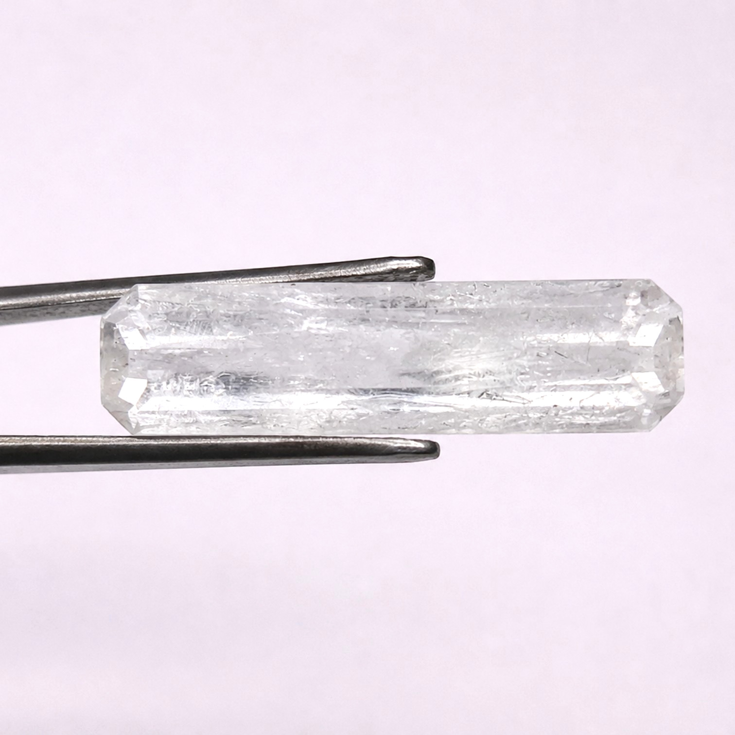 2.54 ct SCOLECITE – INDIA – Natural Rare Untreated Faceted – FREAKINGCAT