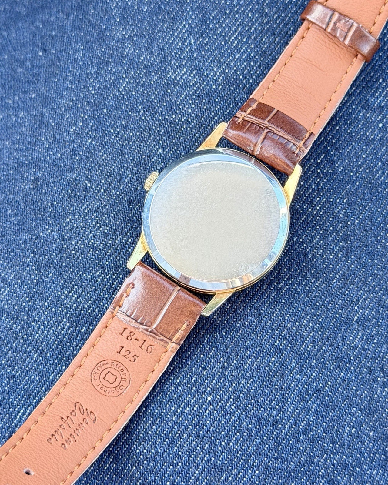 OMEGA 121.001 Vintage Swiss Made Manual Wind Gold Plated 36mm Small Sec