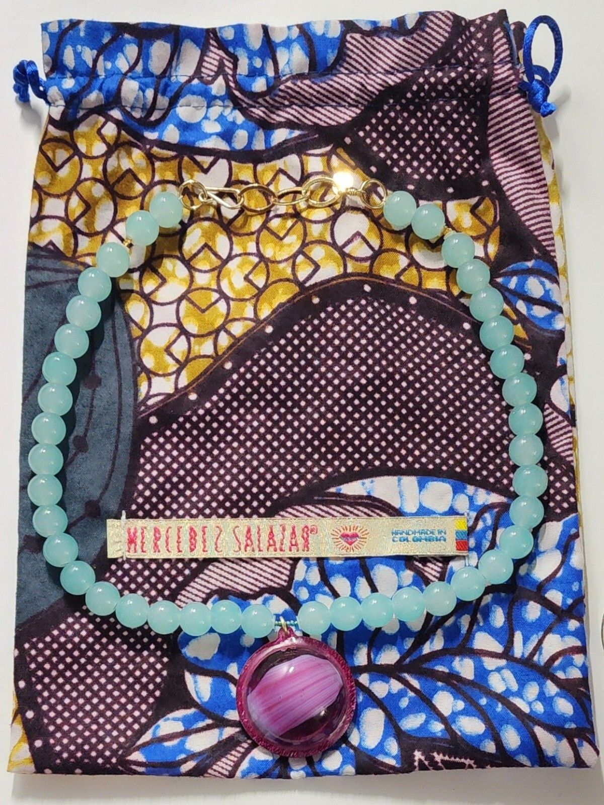 Mercedes Salazar Pendant Necklace – Handmade in Colombia