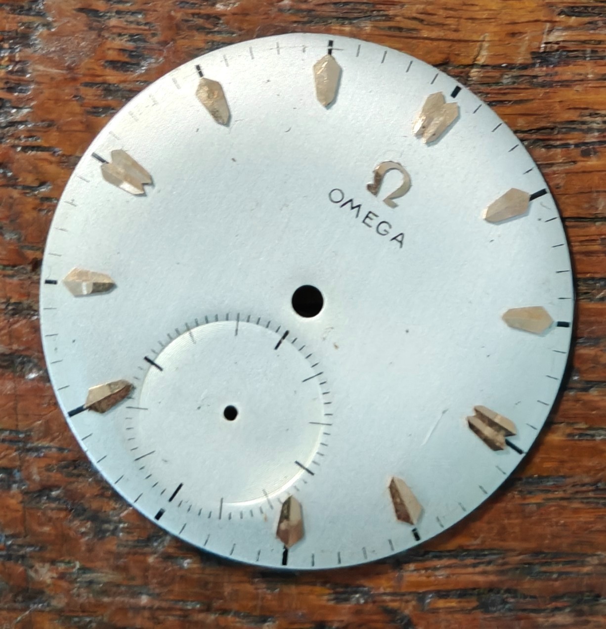 Circa 1952-53 OMEGA bold 36mm all SS, Serviced, looks/runs great, ca. 266!