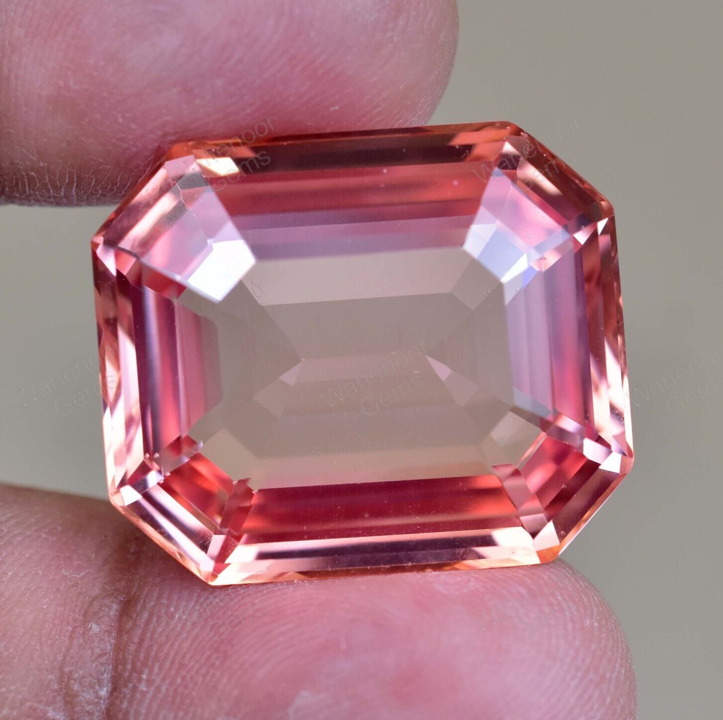 Natural imperial Topaz 59 to 62 Ct Emerald Stunning FLAWLESS Certified Gemstone