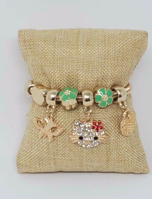 Hello Kitty Charm Bracelet Little Girls – Please Choose Color