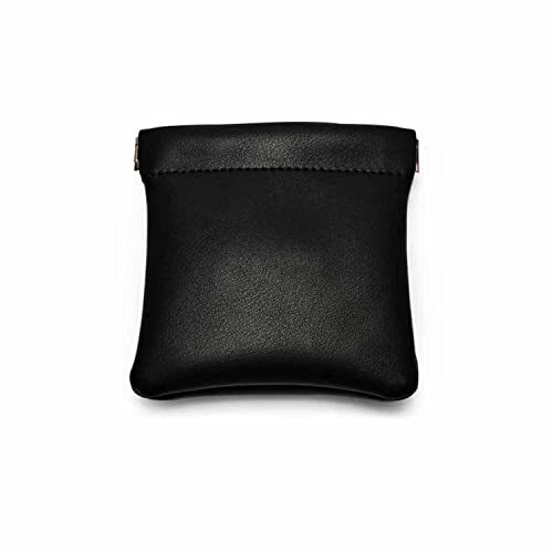 PU Leather Jewelry Travel Bag Leather Jewelry Pouch Christmas,Wedding S Black