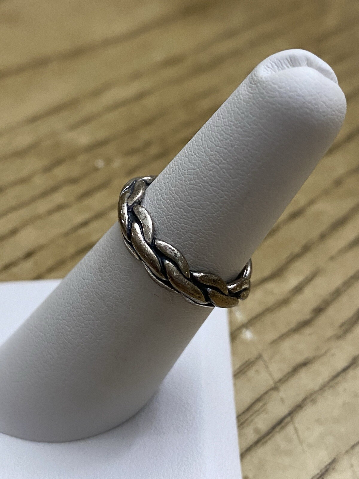Wheeler Manufacturing Sterling Silver 925 Designer Signed Band Ring Size 5.75