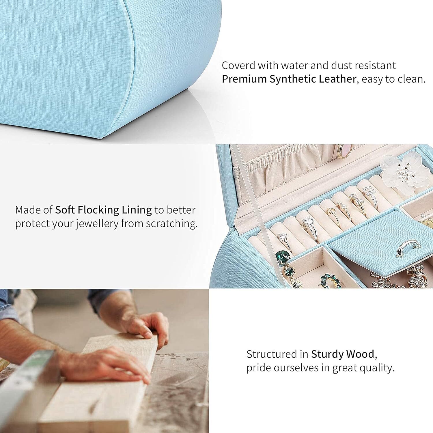 Princess Style Travel Jewelry Box from Dutch Designers – Perfect Gift for Girls