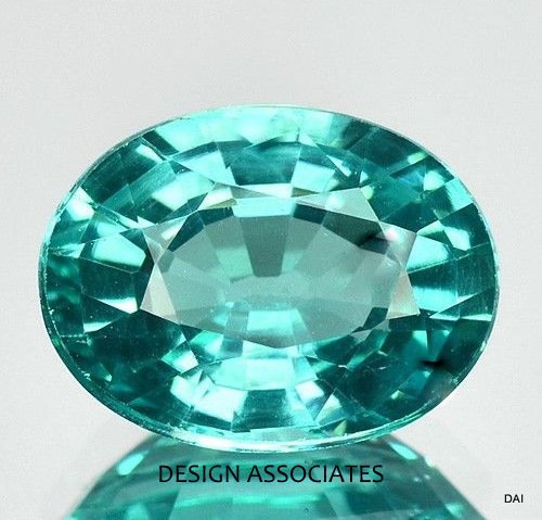 NATURAL BLUE APATITE 5 x 3 mm OVAL 12 PC SET $9.99 ELEGANT GEMSTONES