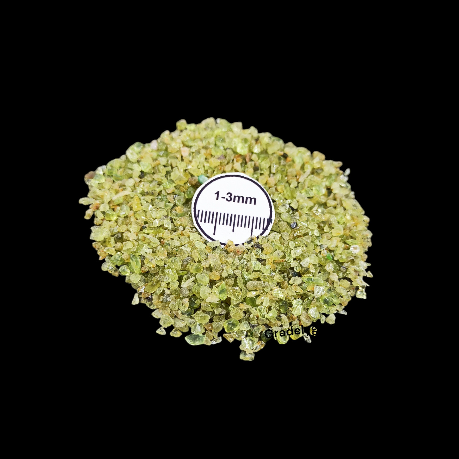 Peridot Gemstone Crushed Powder – Vibrant Green for Resin Art, DIY Crafts, Jewel