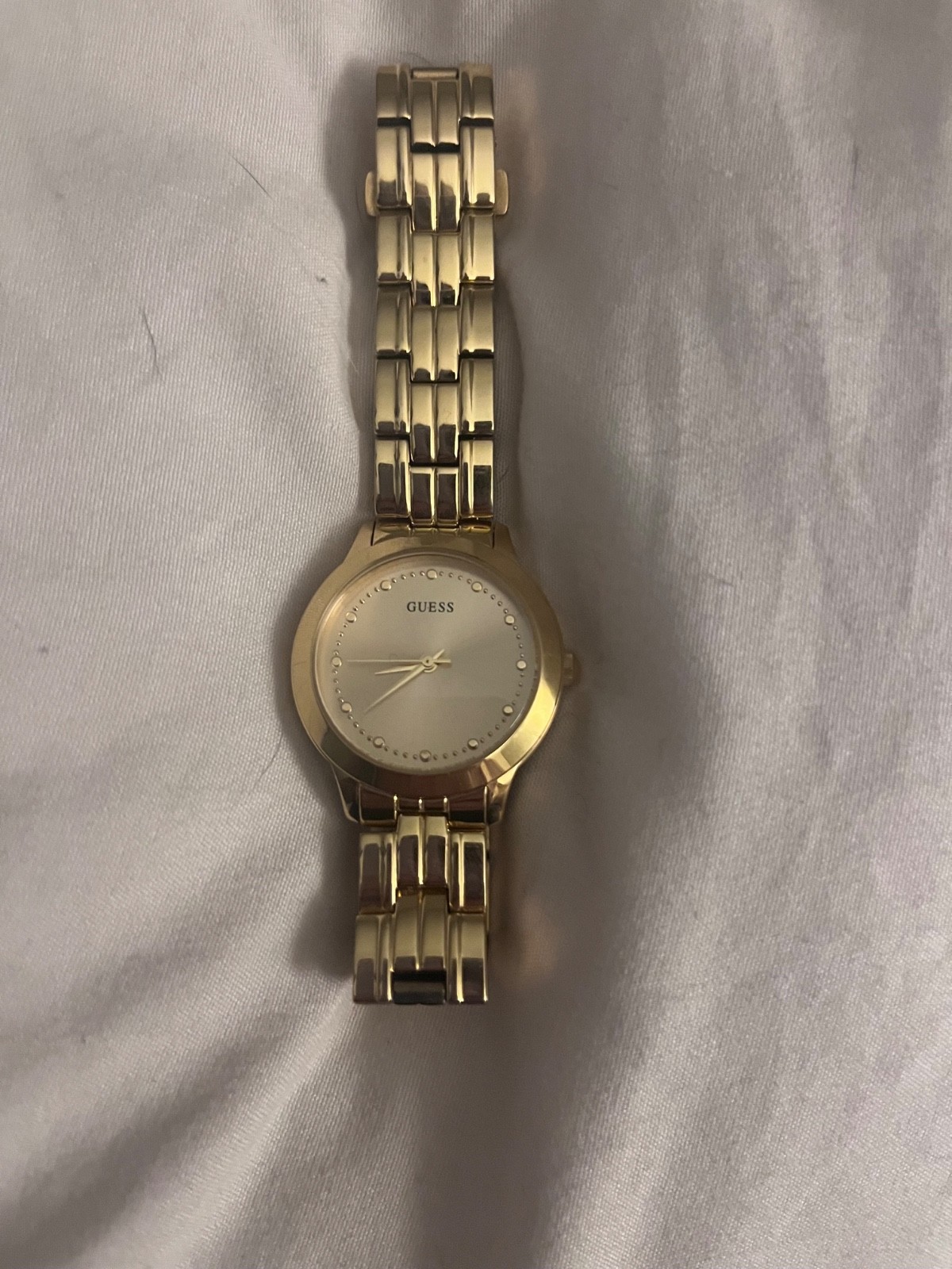 Women’s Goldtone Stainless Steel 30mm Guess Watch