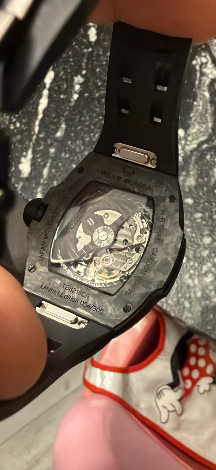 TSAR BOMBA Atomic Watch Interchangeable FULL CARBON FIBER EDITION (54/300) RARE