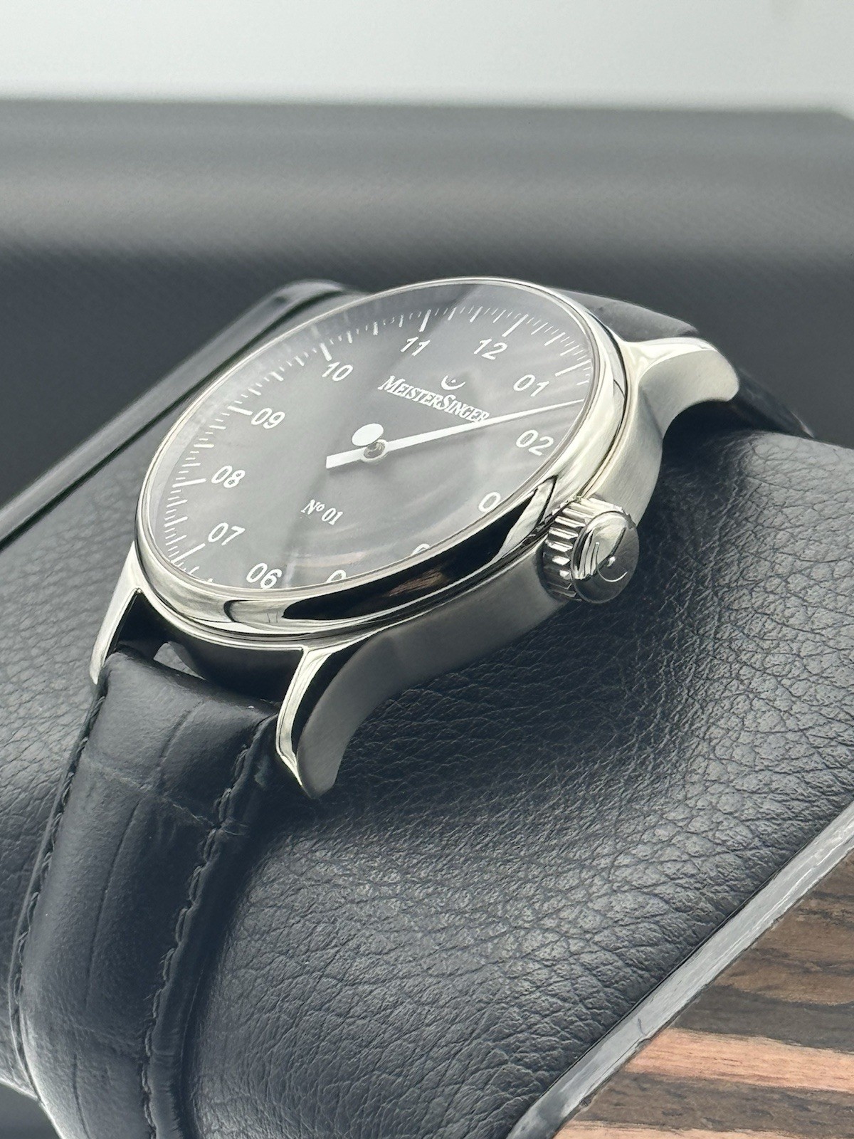 MEISTERSINGER NO. 1 SINGLE HAND! SWISS AUTOMATIC! *FULL SET UNWORN!
