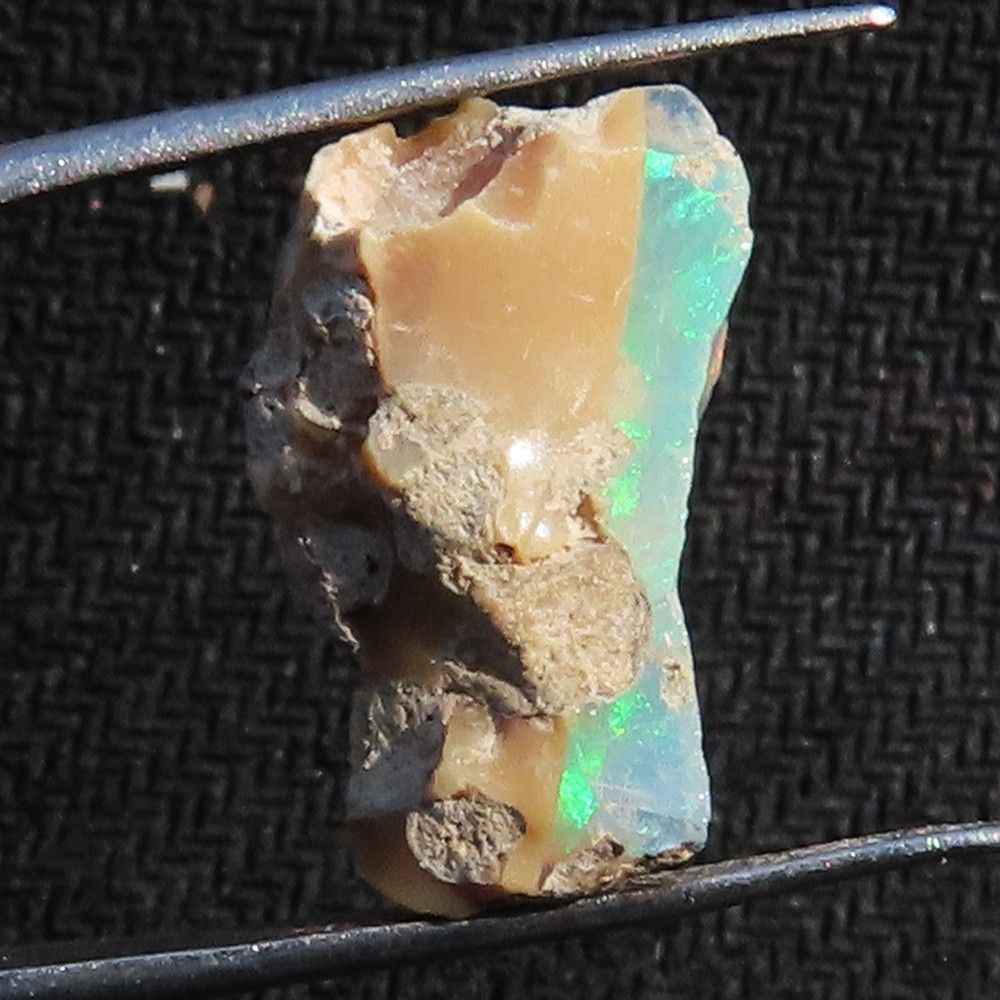 6.45 Cts 100% Natural Ethiopian Opal Rough Beautiful Gemstone 11x19x6 mm LK866