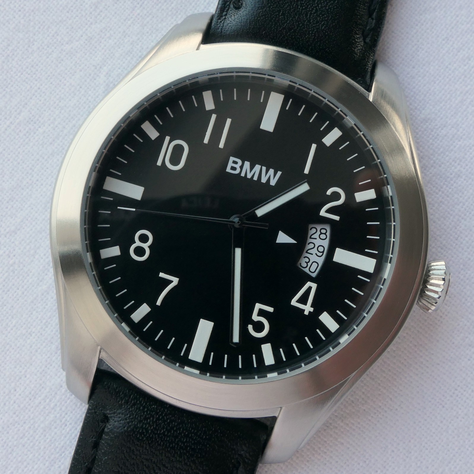 BMW Classic Pilot Racing Driver Sport Car Accessory Swiss Movement Luxury Watch