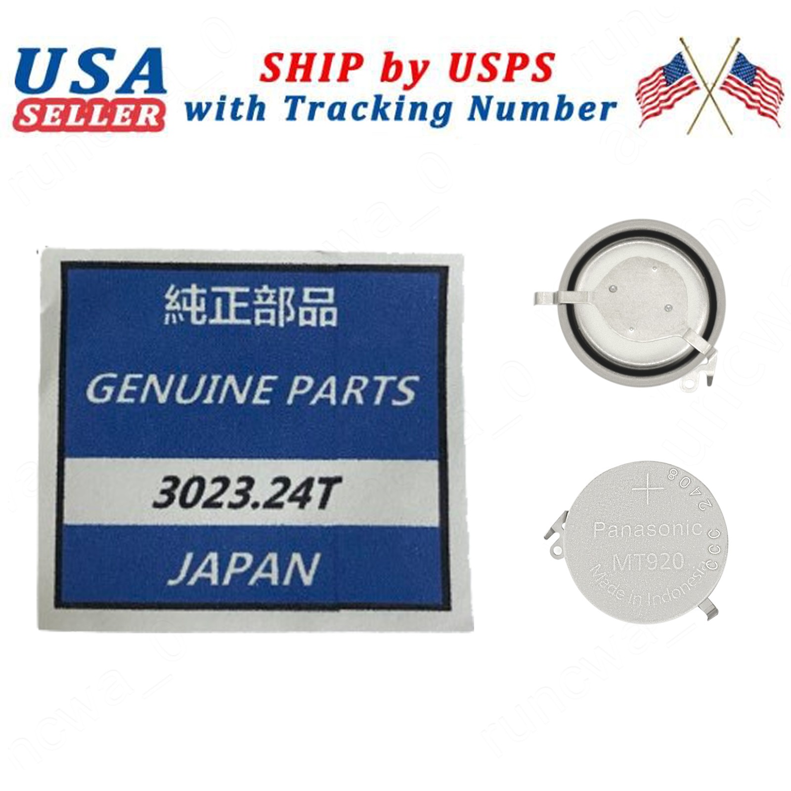 Battery for Seiko Kinetic Watch Capacitor 5M82 5M83 5M84 5M85 3023.24T MT920