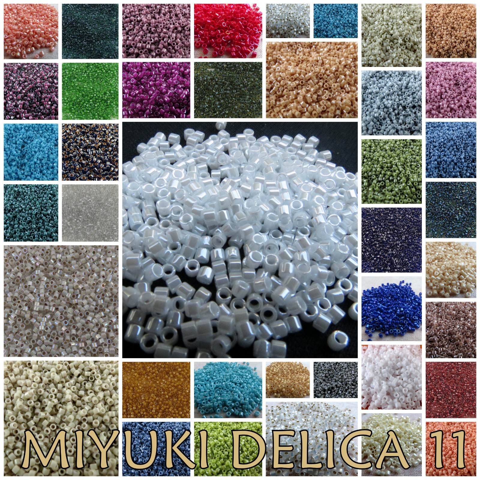 Delica 11/0 Miyuki Japanese Glass Seed Beads #200-281