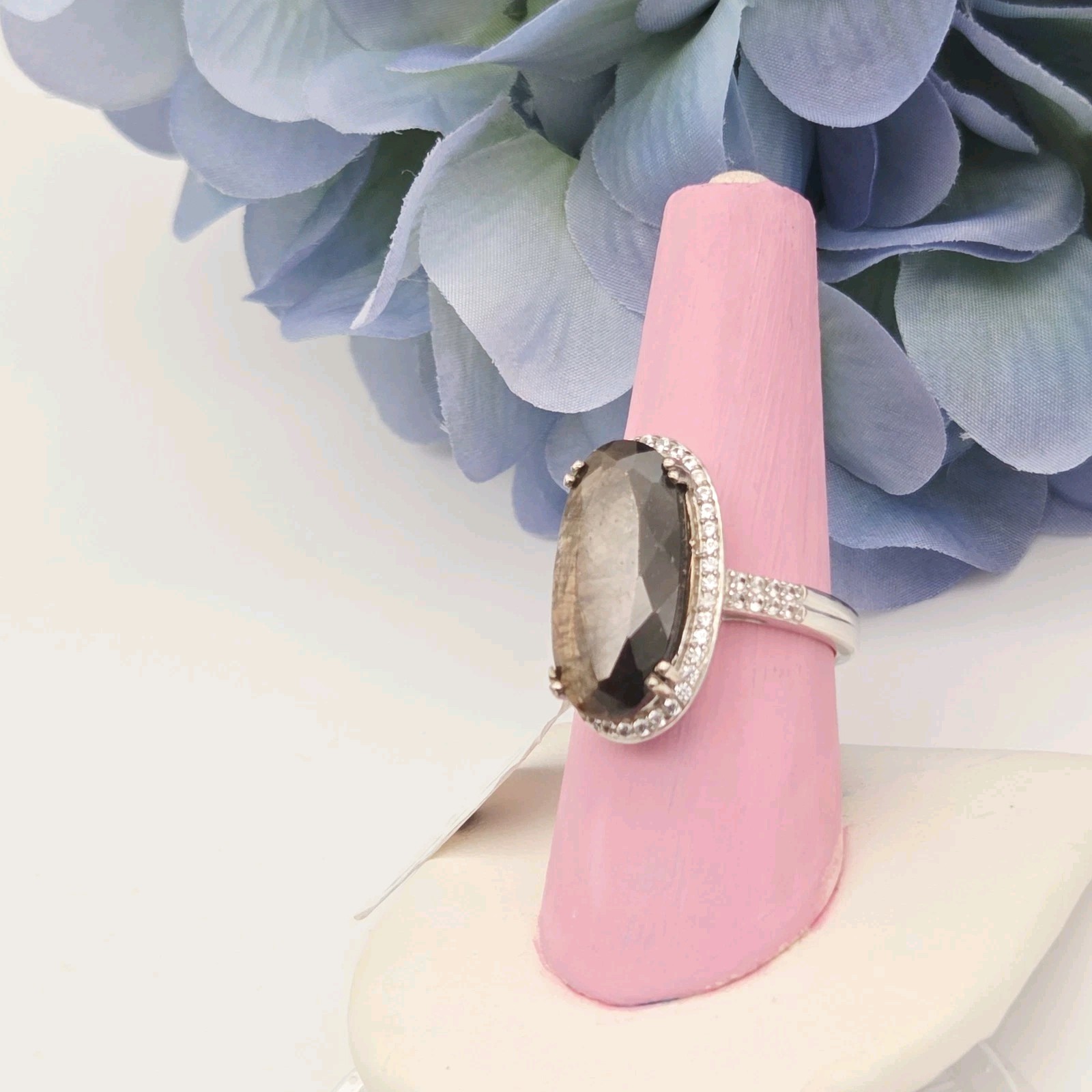 Chuck Clemency GEM TREASURES Sable Sapphire Ring LARGE Designer Evine ShopHQ 925