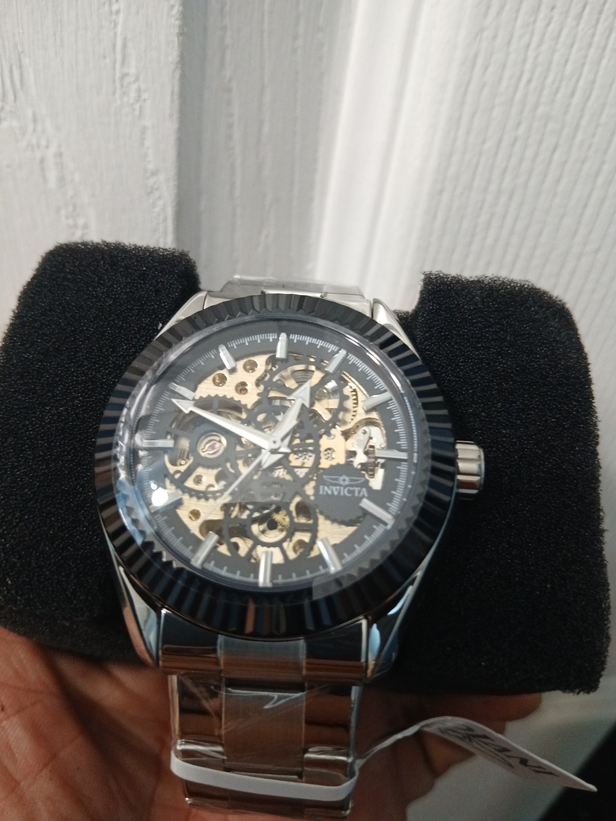 69755 – Invicta Objet D Art Glyph Automatic Men’s Watch w/ Skeleton Dial – 43mm,