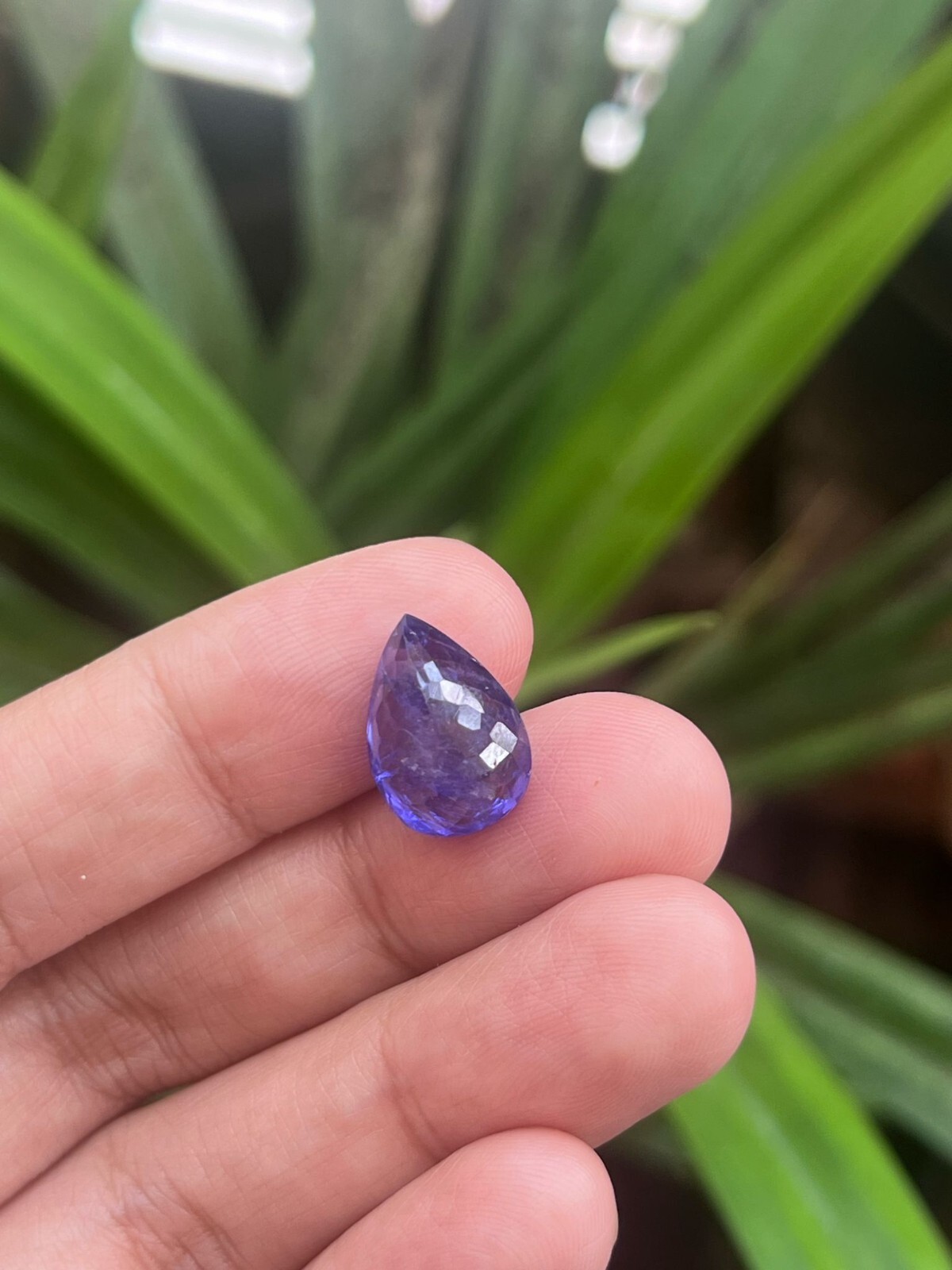 8.86 carat-NATURAL TANZANITE PURPLE BLUE PEAR CUT 15X10 MM LOOSE GEMSTONES