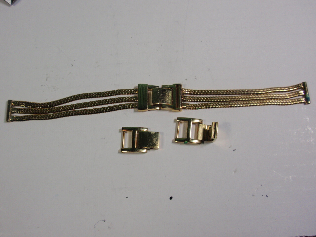 New~ 11.8mm width ~ 6″ to 7.5″ Goldtone S/S mesh cord Lady watch Band #HB 356